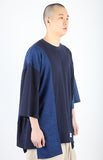 アジョバイアジョ（AJOBYAJO)  Oversized Mixed T-Shirt [Navy]