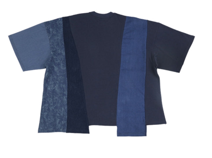アジョバイアジョ（AJOBYAJO)  Oversized Mixed T-Shirt [Navy]