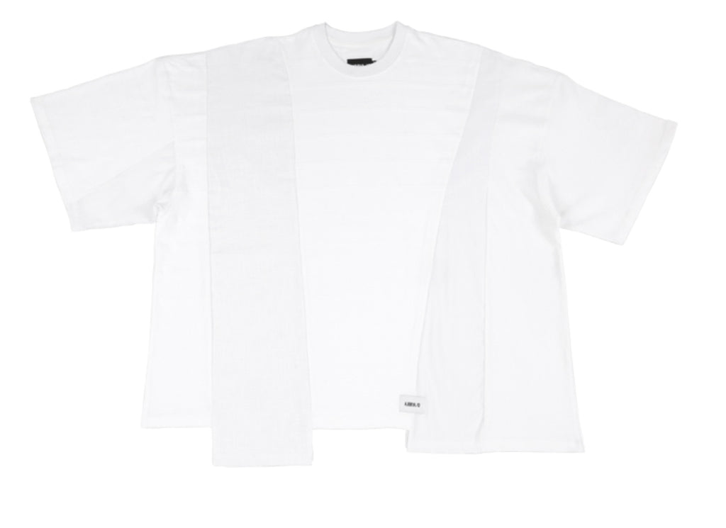 アジョバイアジョ（AJOBYAJO) Oversized Mixed T-Shirt [White]