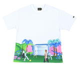 アジョバイアジョ（AJOBYAJO)  3D World T-Shirt [White]