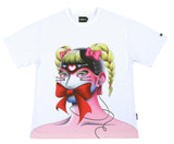 アジョバイアジョ（AJOBYAJO)  Perfect Fink Face T-Shirt [White]