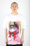 アジョバイアジョ（AJOBYAJO)  Perfect Fink Face T-Shirt [White]