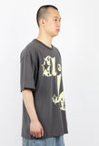 アジョバイアジョ（AJOBYAJO) Shining AJO T-shirt [Charcoal]