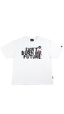 アジョバイアジョ（AJOBYAJO) Slogan T-shirt [White]