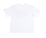 アジョバイアジョ（AJOBYAJO) Slogan T-shirt [White]