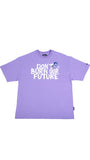 アジョバイアジョ（AJOBYAJO) Slogan T-shirt [Lilac]