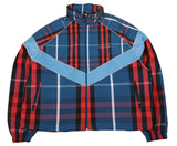 アジョバイアジョ（AJOBYAJO) Padded Check Windbreaker [Cyan]