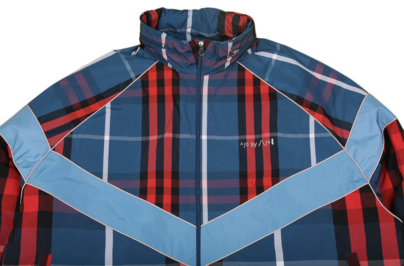 アジョバイアジョ（AJOBYAJO) Padded Check Windbreaker [Cyan]