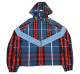 アジョバイアジョ（AJOBYAJO) Padded Check Windbreaker [Cyan]