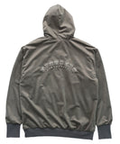 アジョバイアジョ（AJOBYAJO) Velvet Hood Zip Up [Warm Grey]