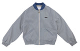 アジョバイアジョ（AJOBYAJO) Stripe Bomber Jacket [Blue]