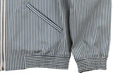 アジョバイアジョ（AJOBYAJO) Stripe Bomber Jacket [Blue]