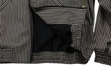 アジョバイアジョ（AJOBYAJO) Stripe Bomber Jacket [Black]