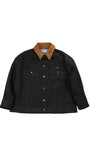 アジョバイアジョ（AJOBYAJO) Leopard Denim Trucker [Black]