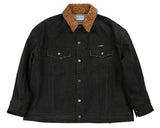 アジョバイアジョ（AJOBYAJO) Leopard Denim Trucker [Black]