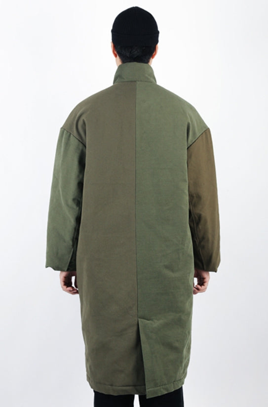アジョバイアジョ（AJOBYAJO) Tri Mixed Padding Coat [Khaki]