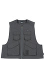 アジョバイアジョ（AJOBYAJO) Fisherman Vest [Charcoal]