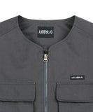 アジョバイアジョ（AJOBYAJO) Fisherman Vest [Charcoal]