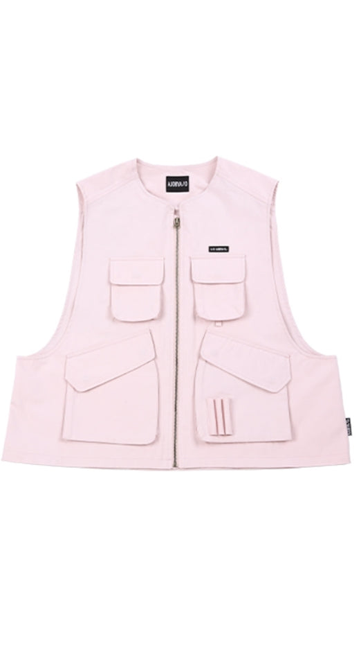 アジョバイアジョ（AJOBYAJO) Fisherman Vest [Pink]