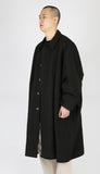 アジョバイアジョ（AJOBYAJO) Oversized Cotton Coat [Black]