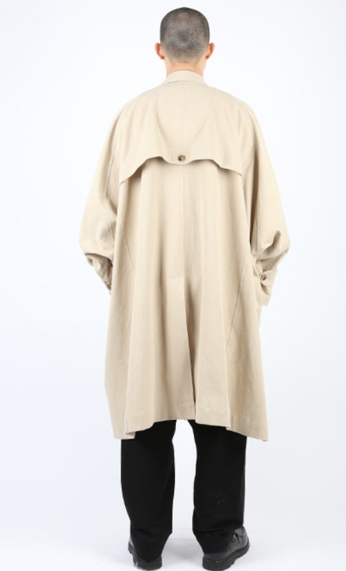 アジョバイアジョ（AJOBYAJO) Oversized Cotton Coat [Beige]