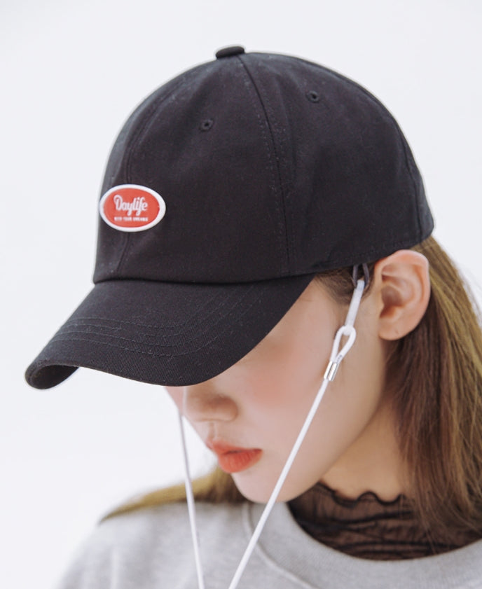 デイライフ(Daylife)  DAYLIFE STRING BALL CAP  (BLACK)