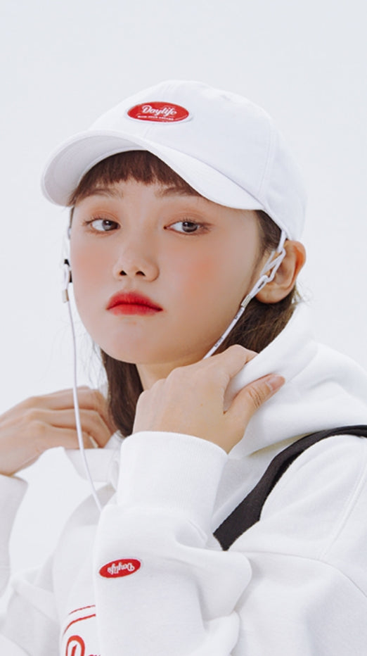 デイライフ(Daylife)  DAYLIFE STRING BALL CAP  (WHITE)