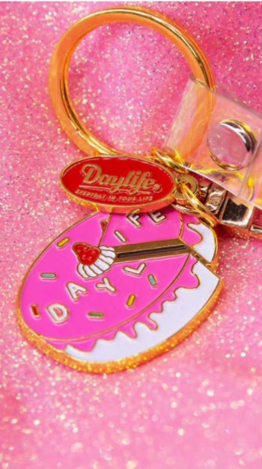 デイライフ(Daylife)  Daylife Pink Cake Keyring