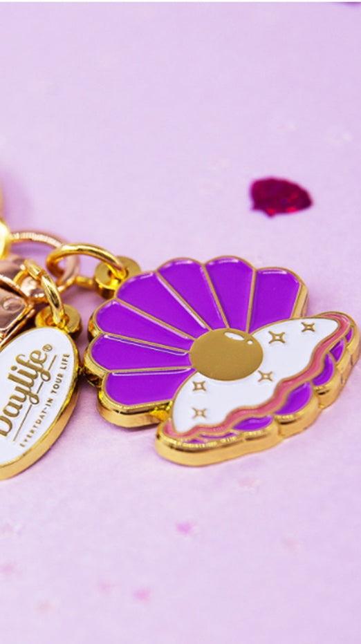 デイライフ(Daylife)  Daylife Purple Pearl Keyring