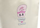 デイライフ(Daylife)  Daylife ♥ Esther Bunny lettering eco bag (WHITE)