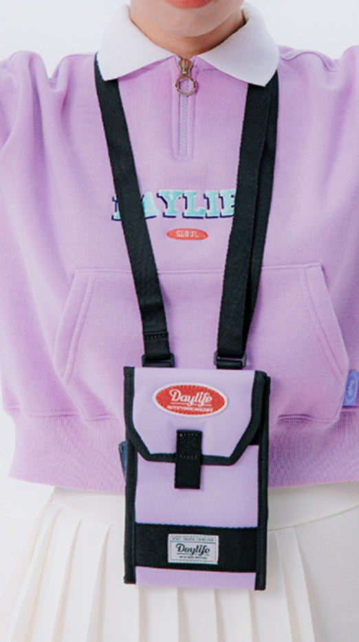 デイライフ(Daylife)  Daylife Mini fold crossbody bag (PURPLE)