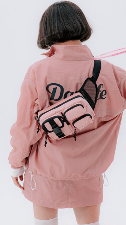 デイライフ(Daylife)  Daylife Multi-block waist bag (PINK)