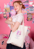 デイライフ(Daylife)  Daylife ♥ Esther Bunny Twin Bunny Eco Bag (WHITE)