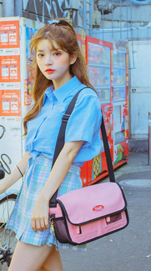 デイライフ(Daylife)  Daylife Mail messenger bag (PINK)