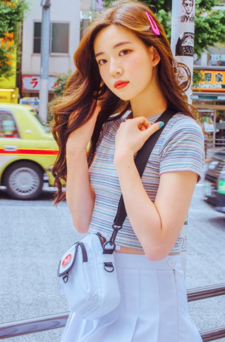 デイライフ(Daylife)  Daylife MINIMALPOCKET CROSS BAG (WHITE)