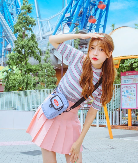 デイライフ(Daylife)  Daylife MINIMALPOCKET CROSS BAG (PURPLE)