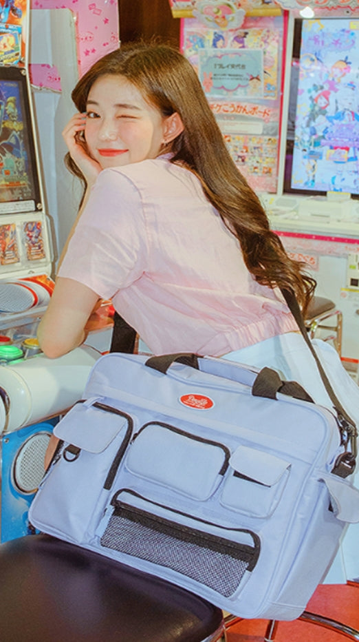 デイライフ(Daylife)  Daylife Multi pocket crossbody bag (PURPLE)