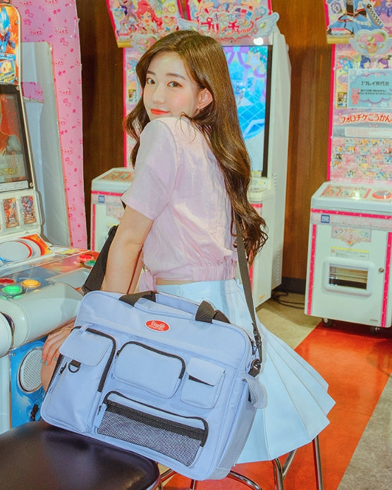 デイライフ(Daylife)  Daylife Multi pocket crossbody bag (PURPLE)