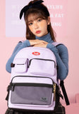 デイライフ(Daylife)  Daylife Multi pocket backpack (PURPLE)