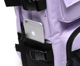 デイライフ(Daylife)  Daylife Multi pocket backpack (PURPLE)