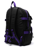 デイライフ(Daylife)  Daylife Multi pocket backpack (BLACK/VIOLET)