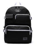 デイライフ(Daylife)  Daylife Multi pocket backpack (BLACK/WHITE)