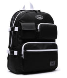 デイライフ(Daylife)  Daylife Multi pocket backpack (BLACK/WHITE)