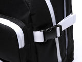 デイライフ(Daylife)  Daylife Multi pocket backpack (BLACK/WHITE)