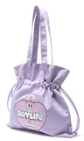 デイライフ(Daylife)  Daylife ♥ Esther Bunny Big Heart Bokjori Eco Bag (PURPLE)