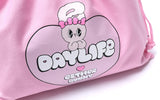 デイライフ(Daylife)  Daylife ♥ Esther Bunny Big Heart Bokjori Eco Bag (PINK)