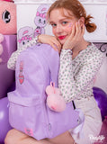 デイライフ(Daylife)  Daylife ♥ Esther Bunny Big Heart Day Backpack (Purple)