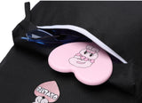 デイライフ(Daylife)  Daylife ♥ Esther Bunny Big Heart Day Backpack (BLACK)