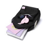 デイライフ(Daylife)  Daylife ♥ Esther Bunny Big Heart Day Backpack (BLACK)