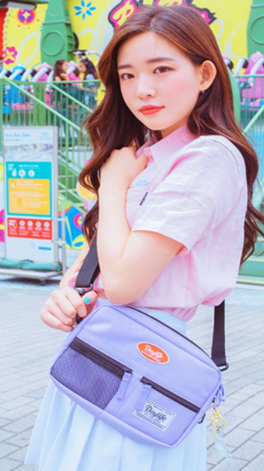 デイライフ(Daylife)  Daylife Square Cross bag (PURPLE)